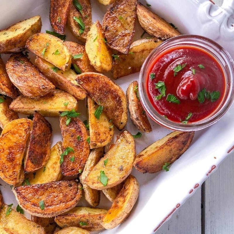 Sour Cream and Onion Potato Wedges