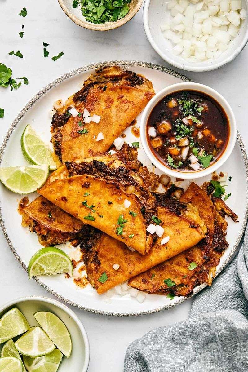 Slow Cooker Birria Tacos
