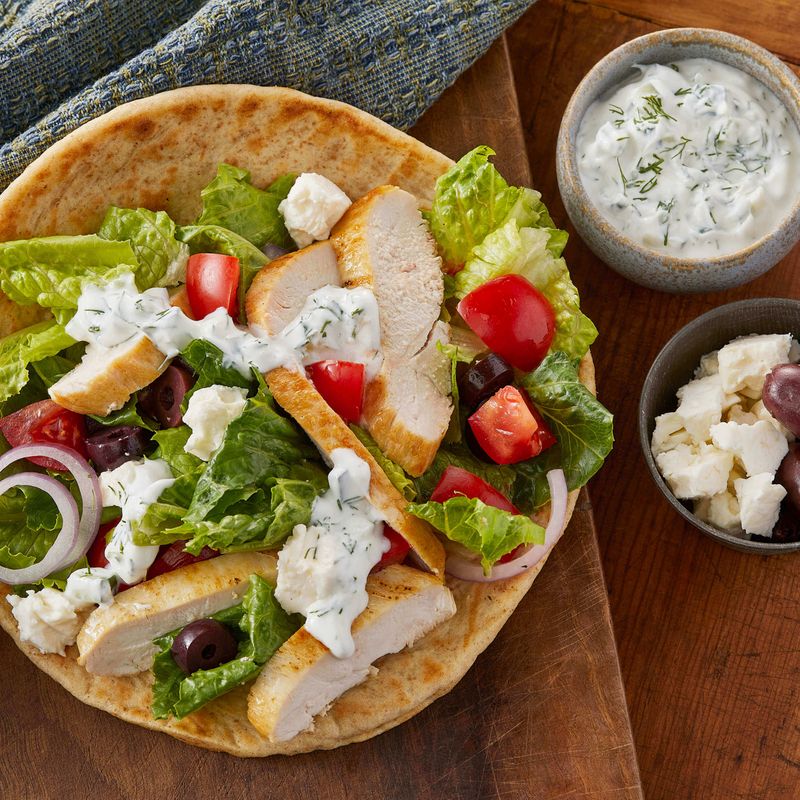 Greek Chicken Wrap