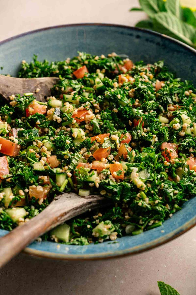 Tabbouleh with Fresh Herbs and Lemon
