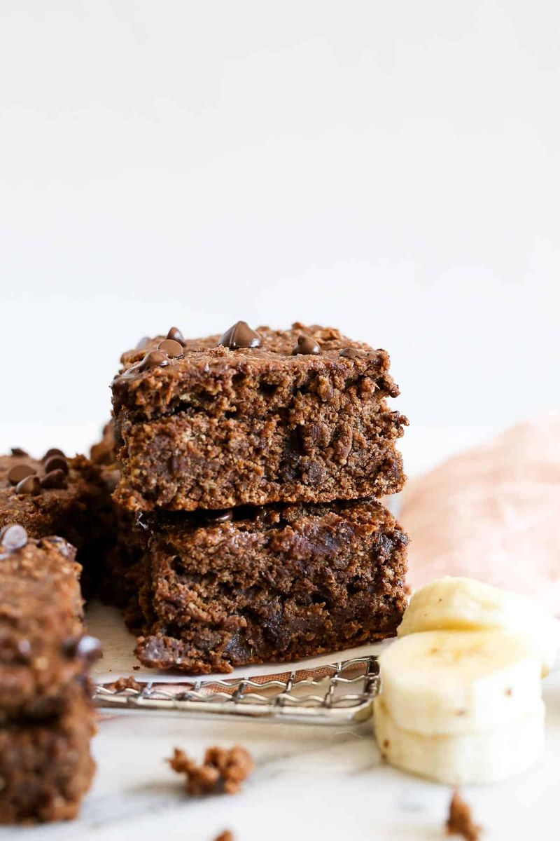 Banana Oat Brownies