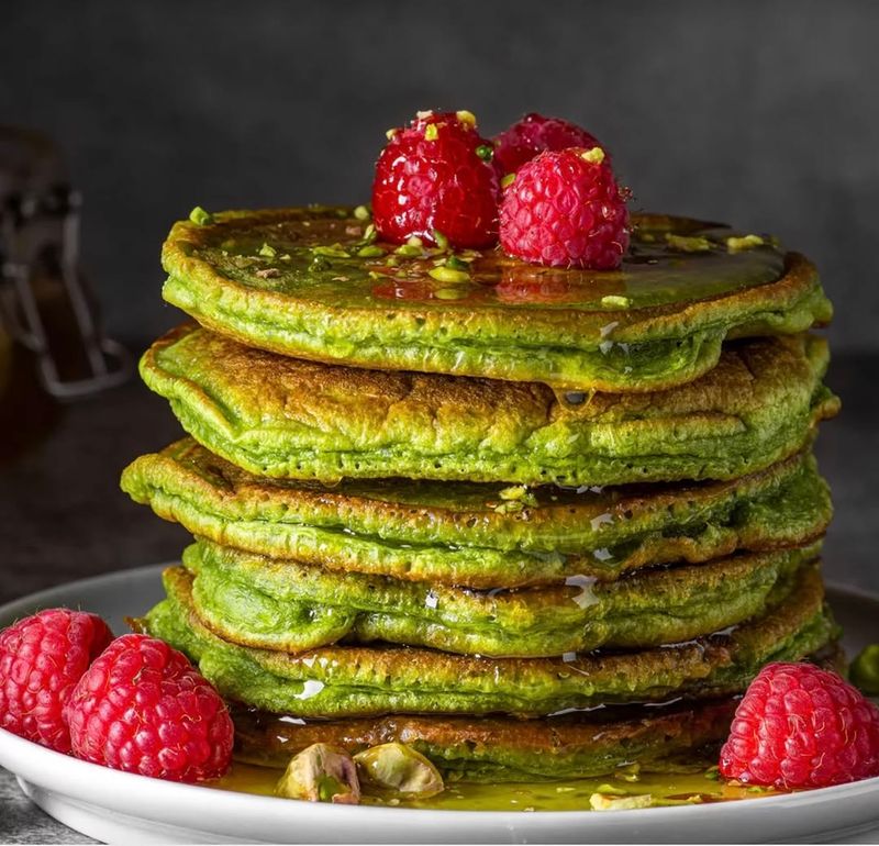 Matcha Green Tea Pancakes