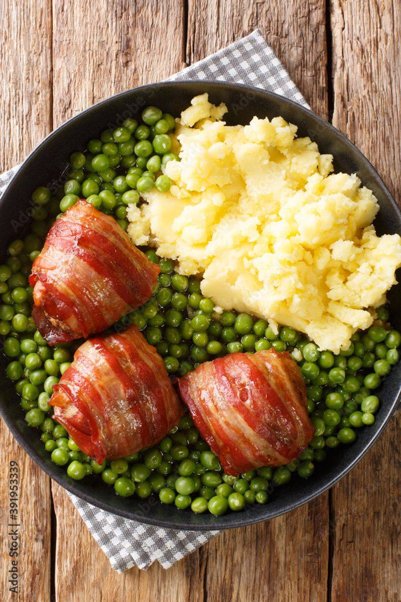 Faggots and Mushy Peas