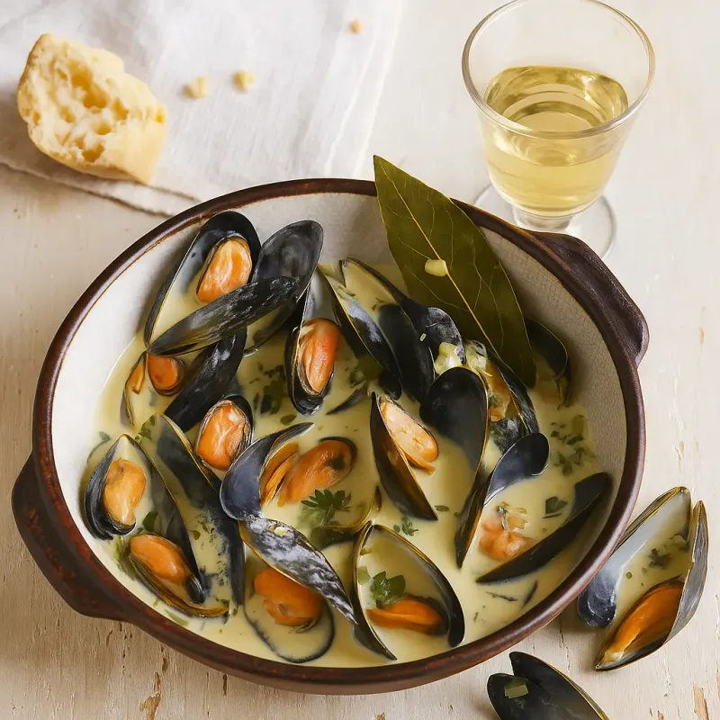 Mussel and Cider Broth