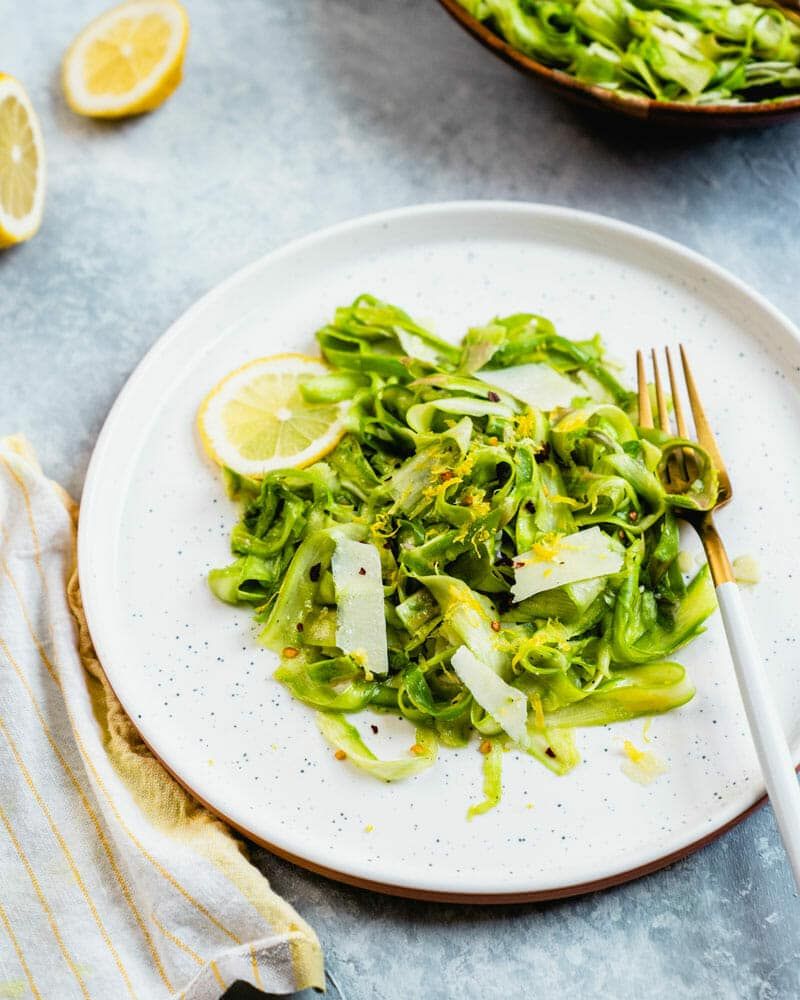 Shaved Asparagus Salad with Parmesan
