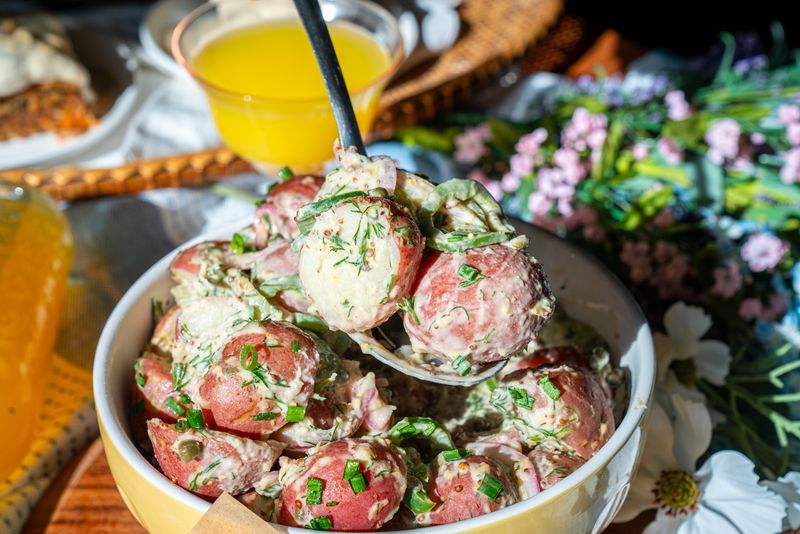 Creamy Potato Salad with Herbs