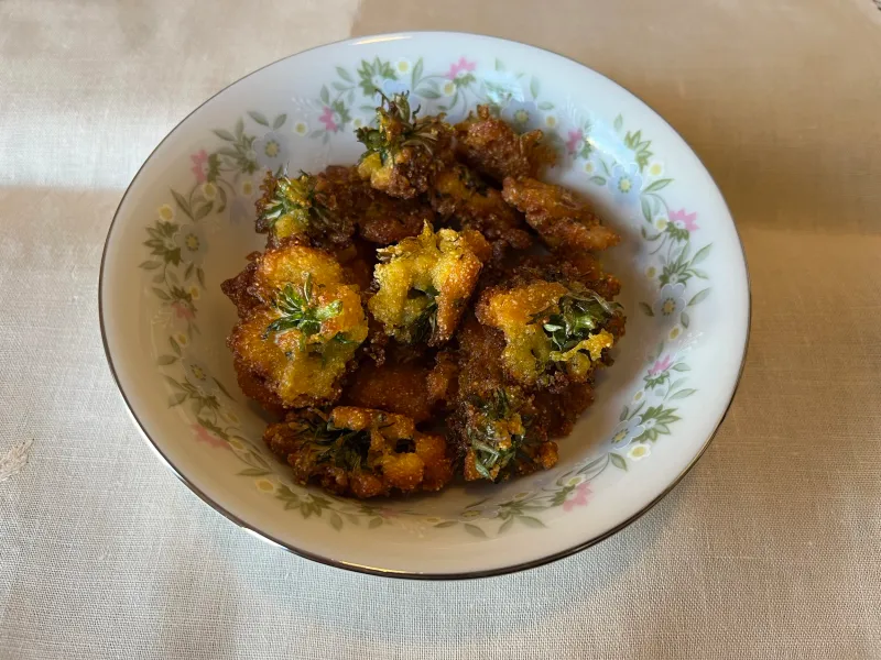 Dandelion Fritters