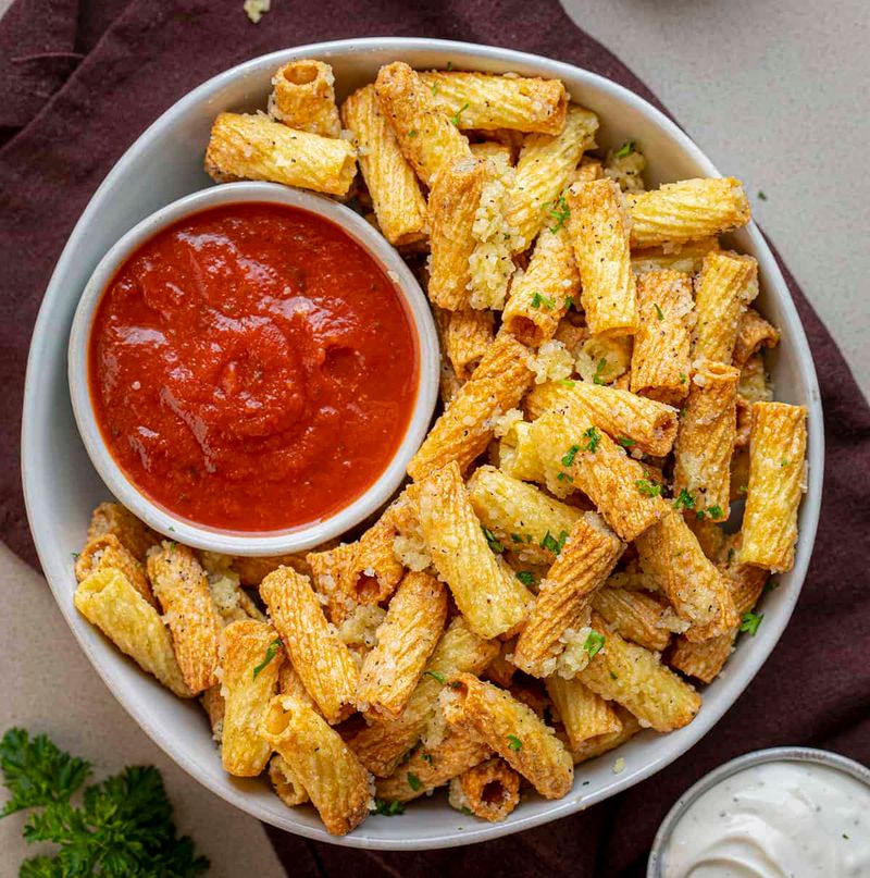 Air Fryer Crispy Pasta Chips