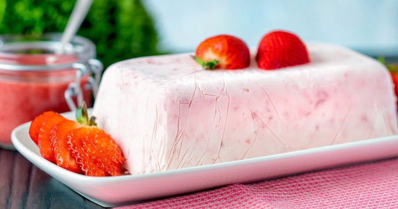 Strawberry Semifreddo