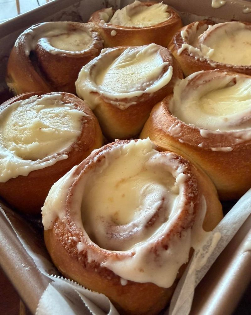 Cinnamon Roll Fresh from the Oven