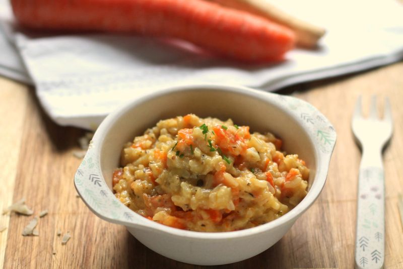 Brown Rice and Vegetable Porridge