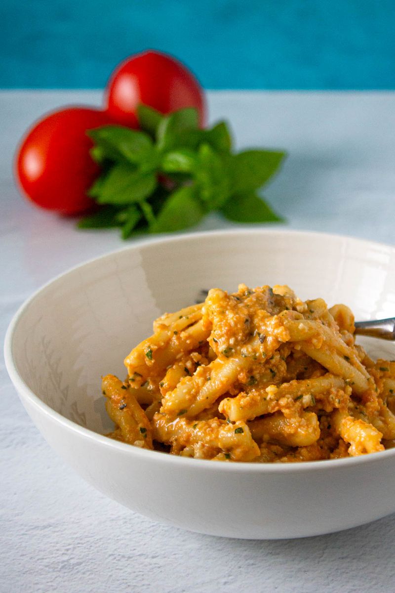 Pasta al Pesto Trapanese from Western Sicily