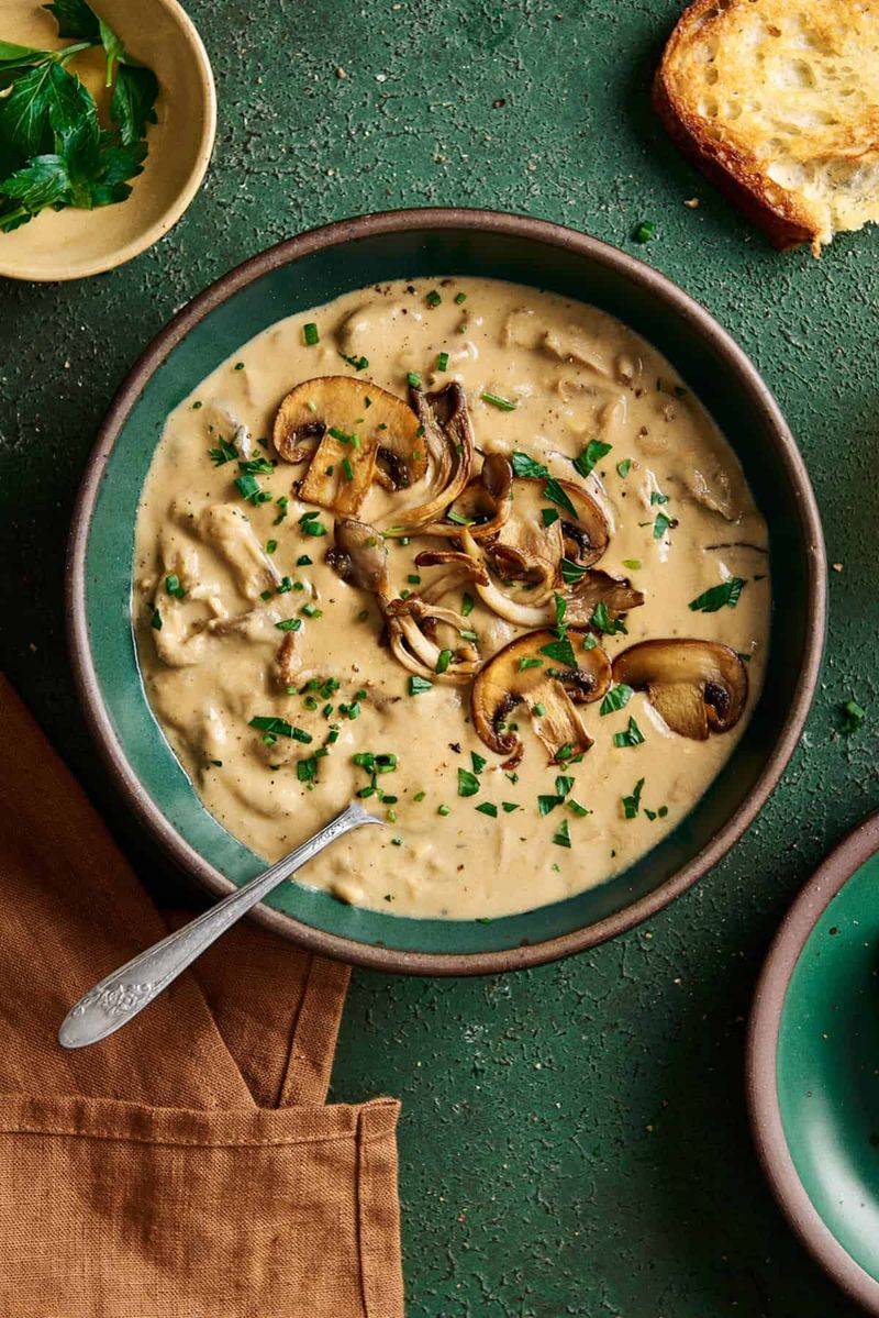 Blend Mushrooms Into Creamy, Velvety Soups