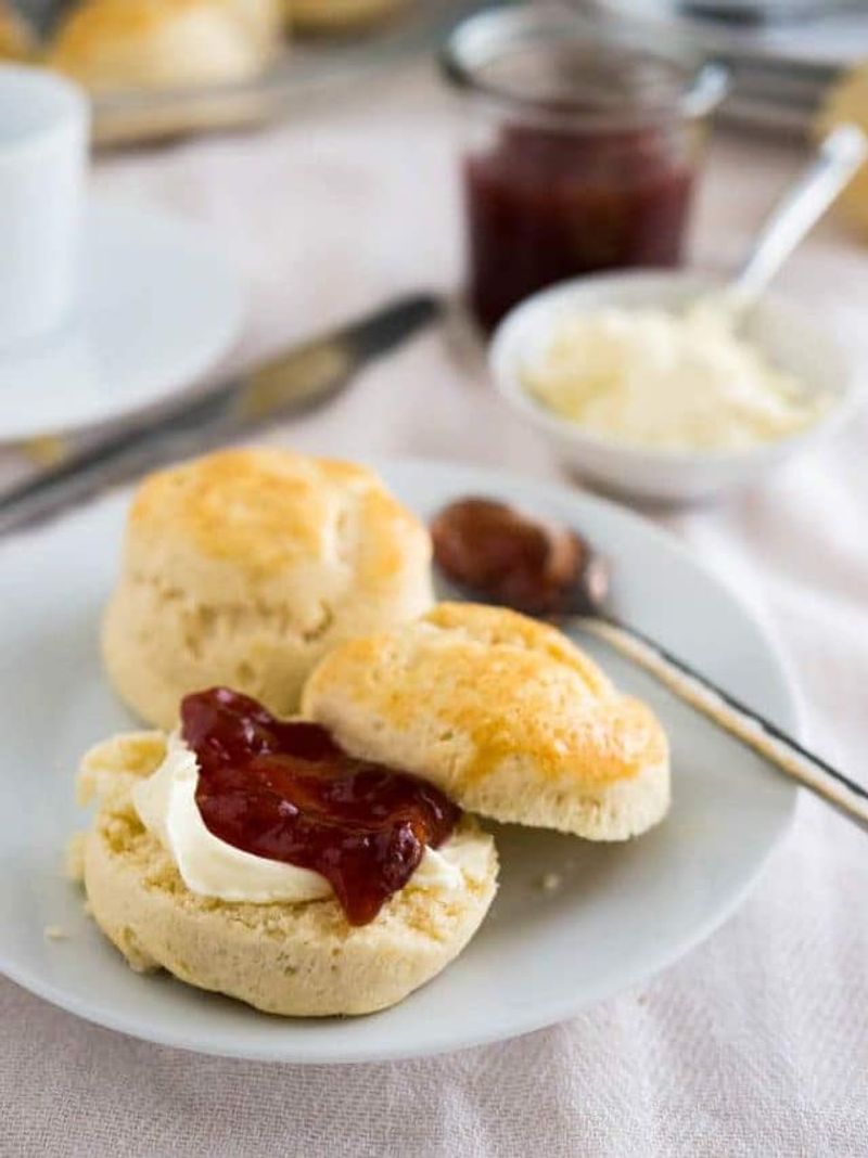 Scones with Clotted Cream and Jam