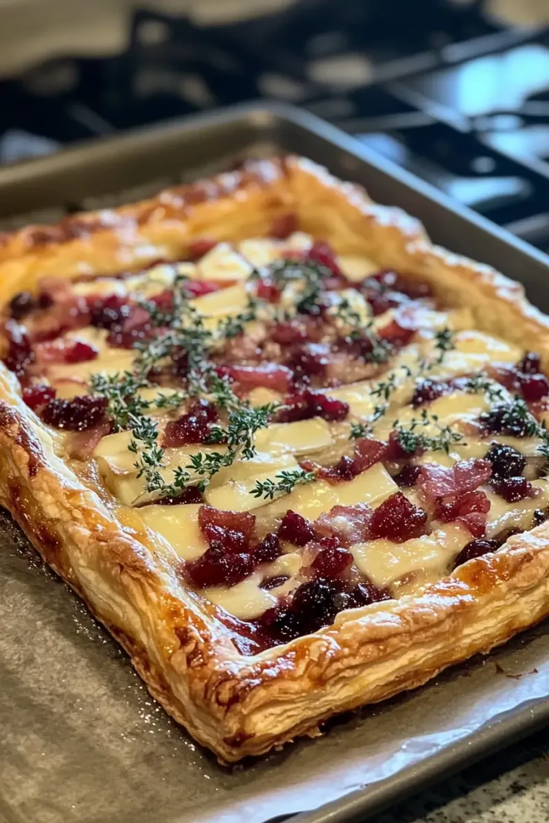 Brie and Cranberry Tart