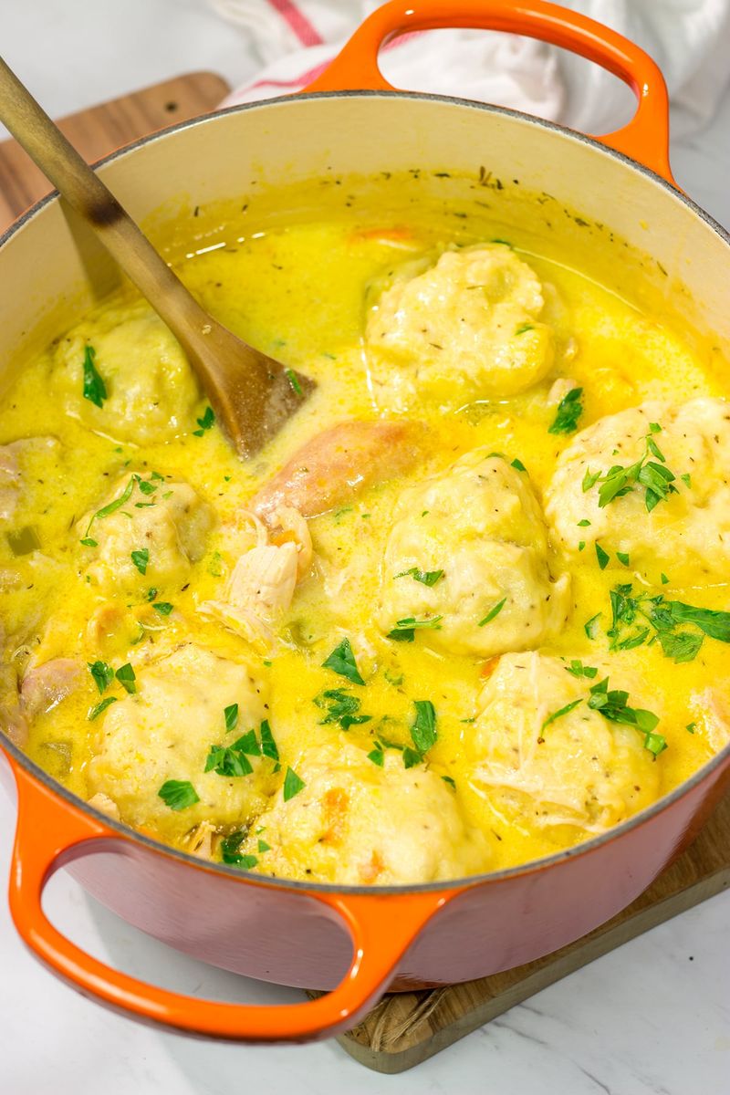 Old-Fashioned Chicken and Dumplings