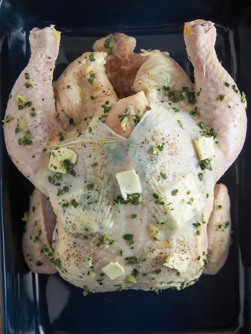 Try a Flavored Butter Under the Chicken Skin