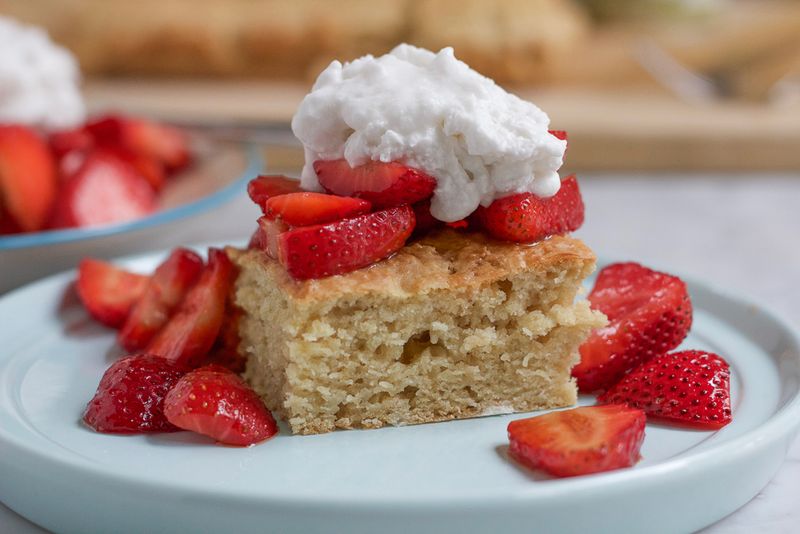 Coconut Whipped Cream Strawberry Shortcake