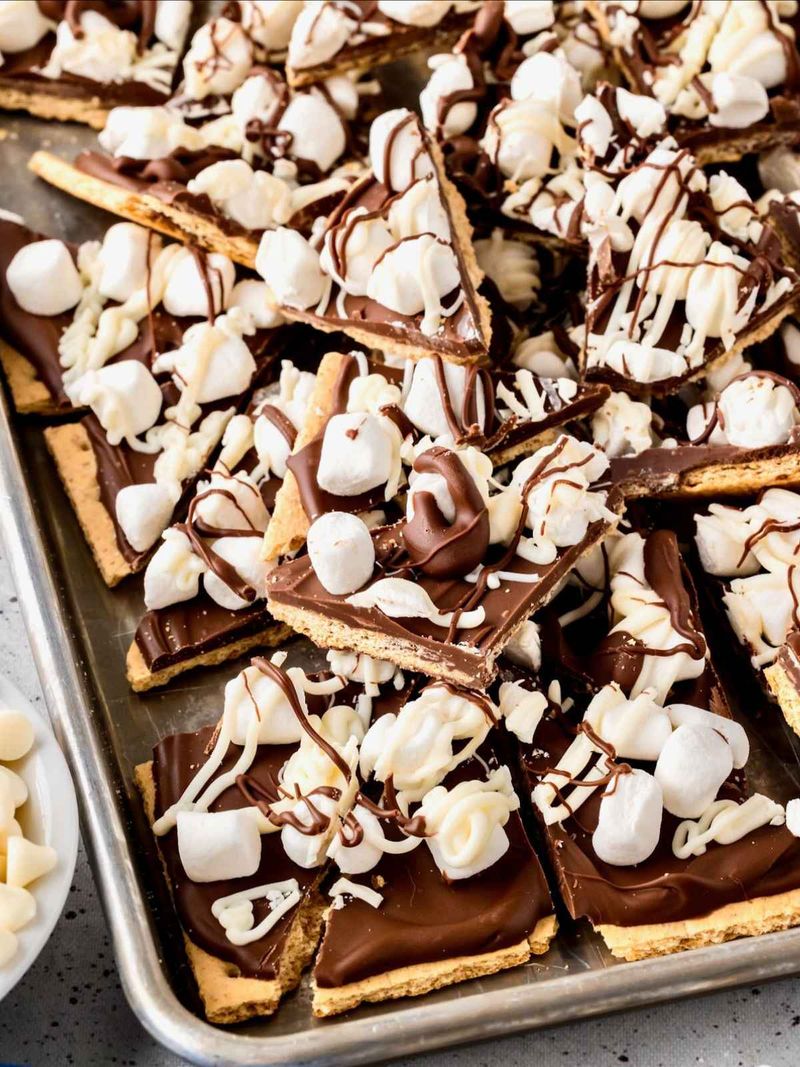 Marshmallow Chocolate Bark