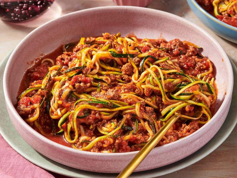 Zucchini Noodles with Tomato Sauce