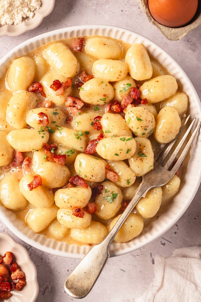 Gnocchi Carbonara