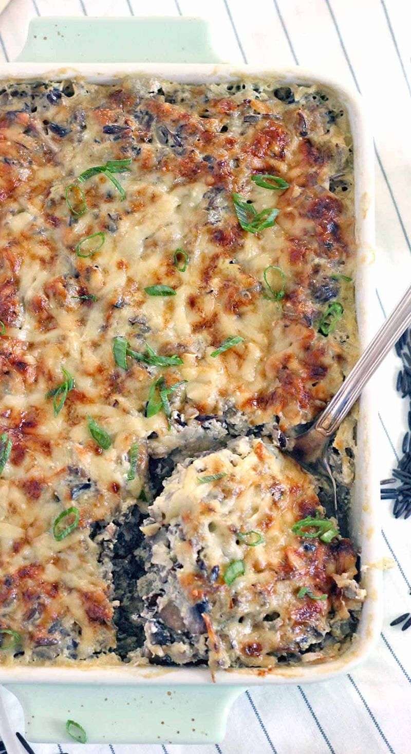 Mushroom and Wild Rice Casserole
