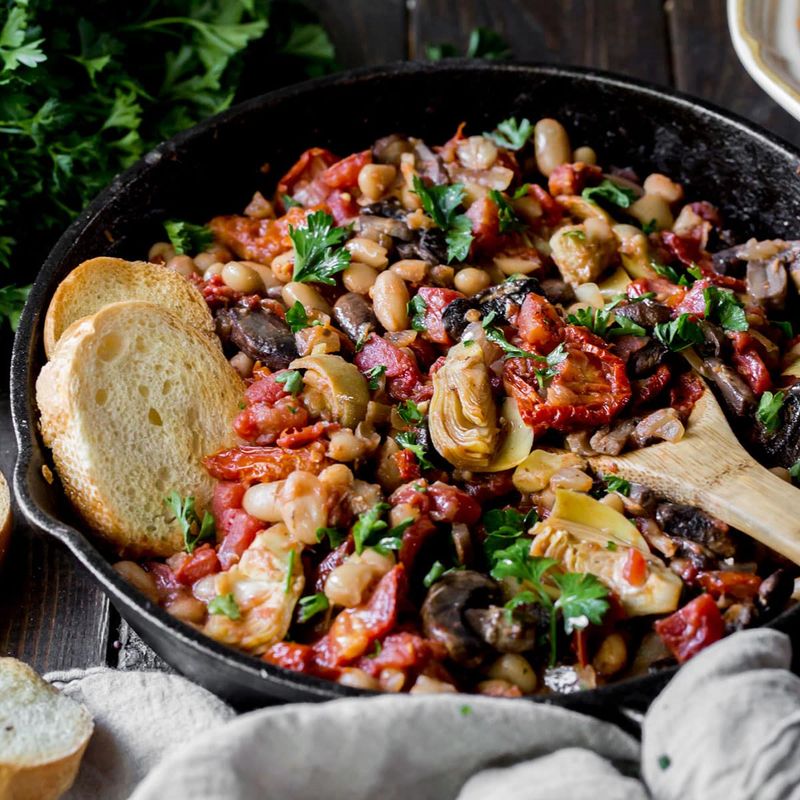 White Bean and Tomato Skillet