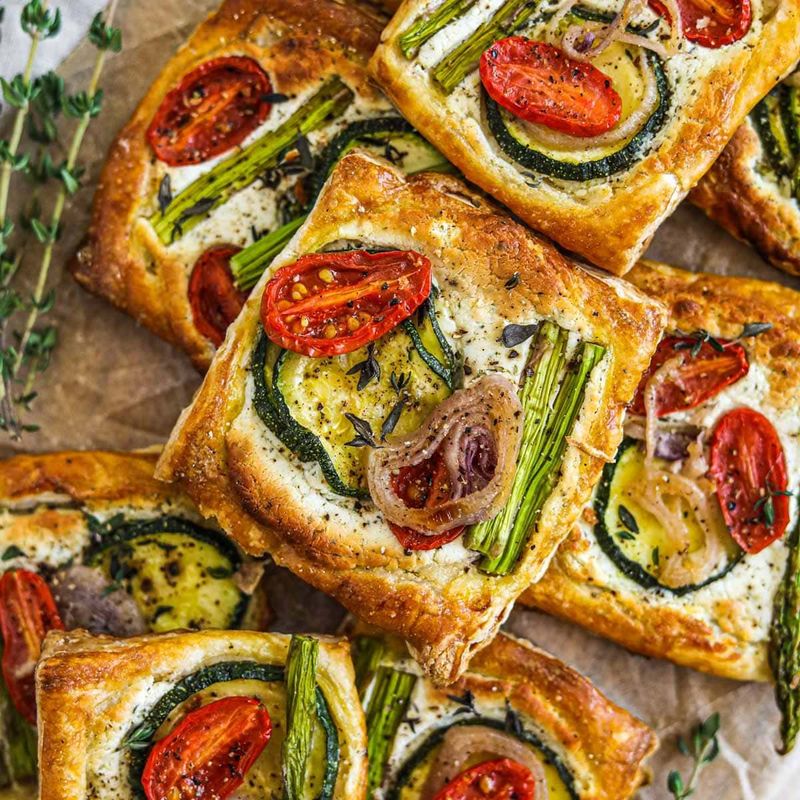 Roasted Vegetable Tart