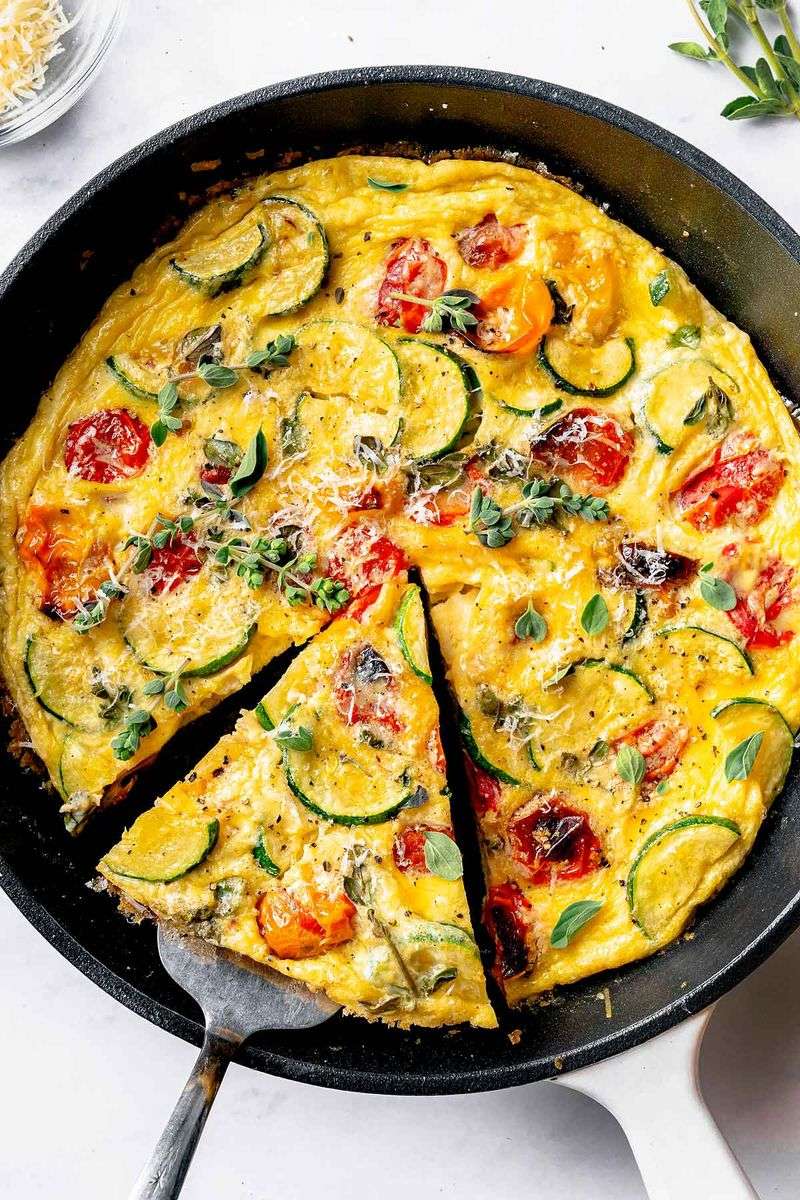 Zucchini and Herb Frittata