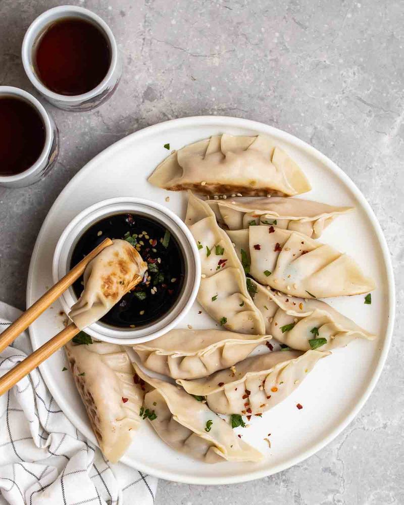 Cabbage and Tofu Dumplings