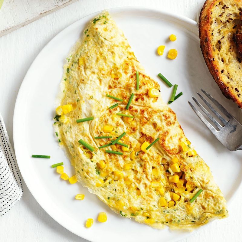 Sweetcorn Omelette