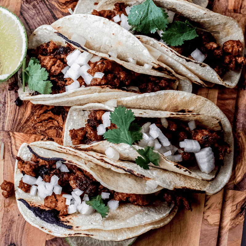 Tacos de Chorizo