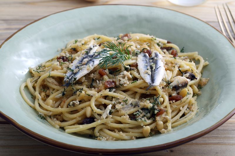 Pasta chi Sardi from Palermo