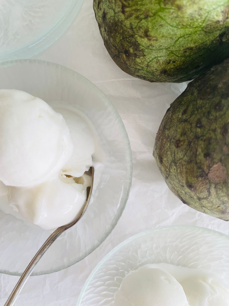 Atemoya Coconut Ice Cream