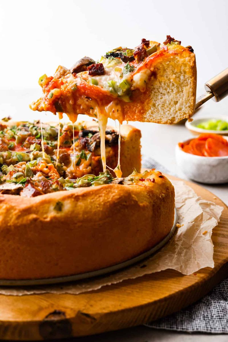 Chicago Deep-Dish Pizza