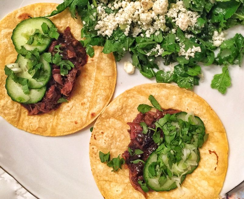 Crispy Duck Confit Tacos