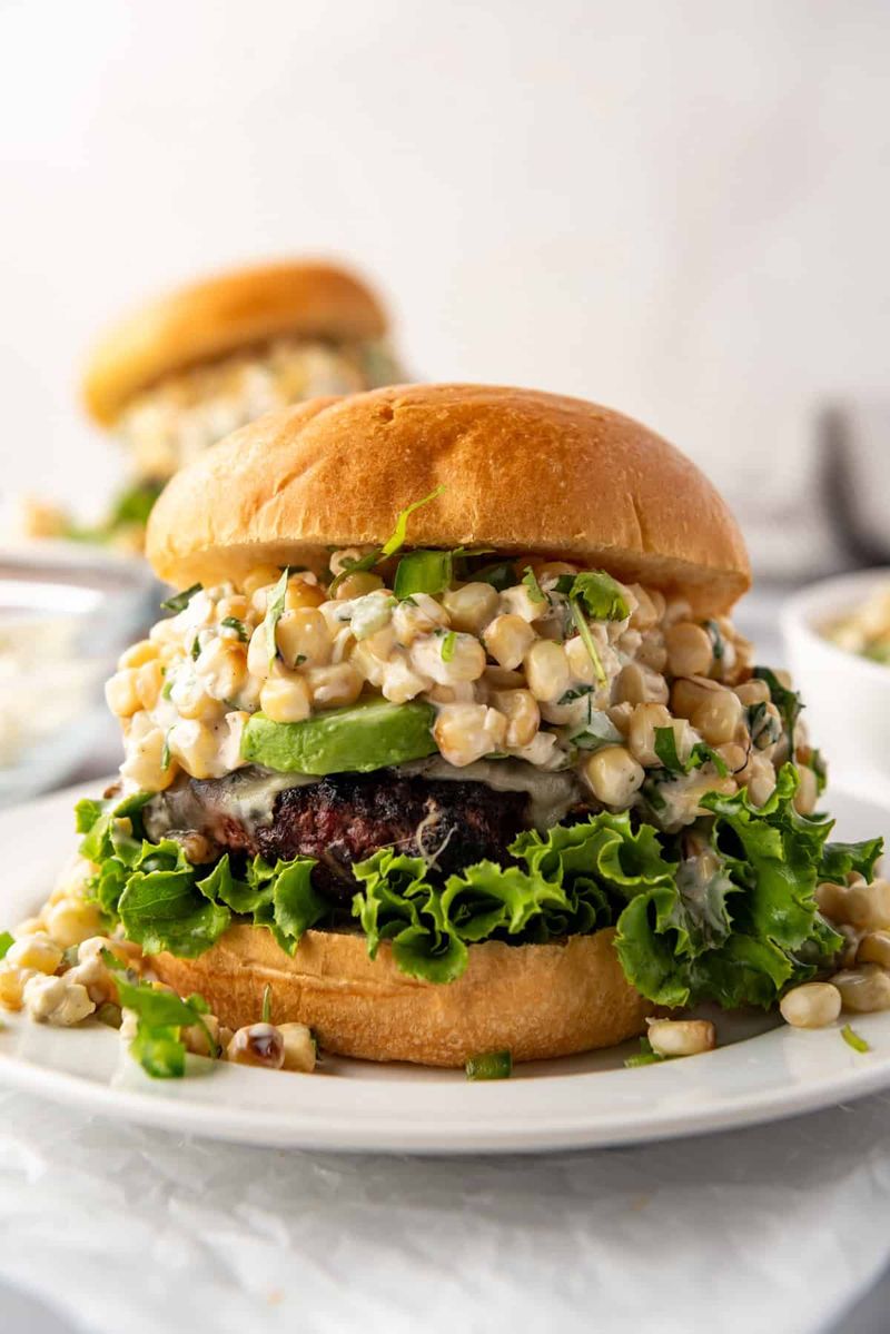 The Elote Street Corn Burger