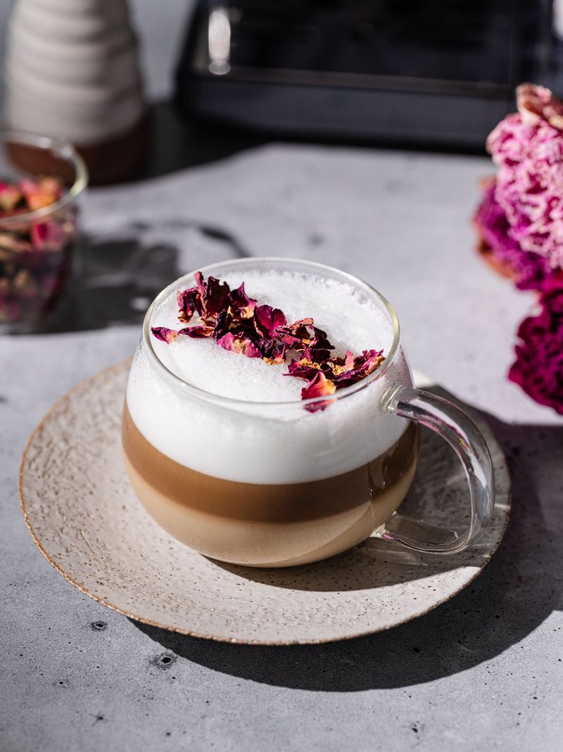 The Rose Cardamom Latte