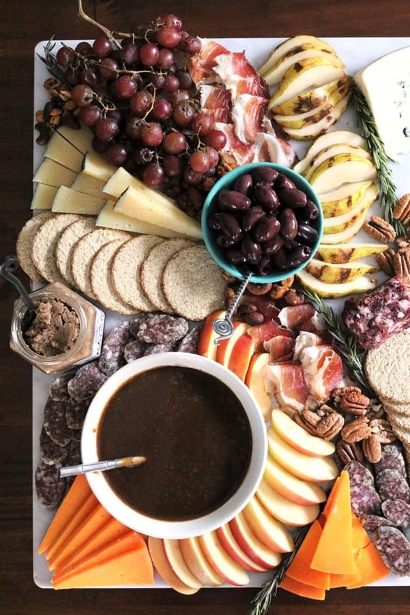 The Cozy Fall Harvest Cheese Board