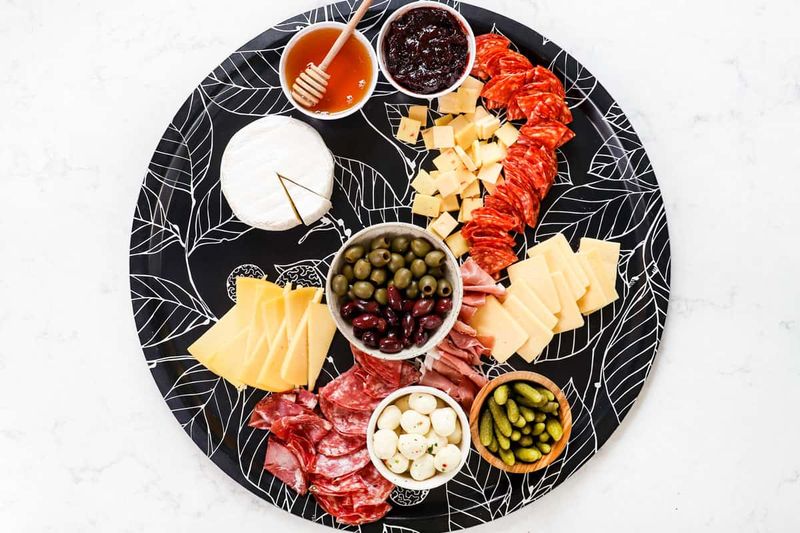 The Spicy Pepper Jack and Hot Honey Board