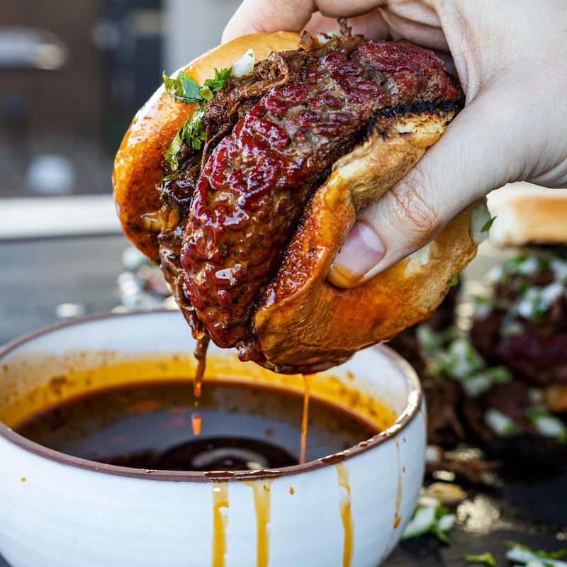 The Birria Burger