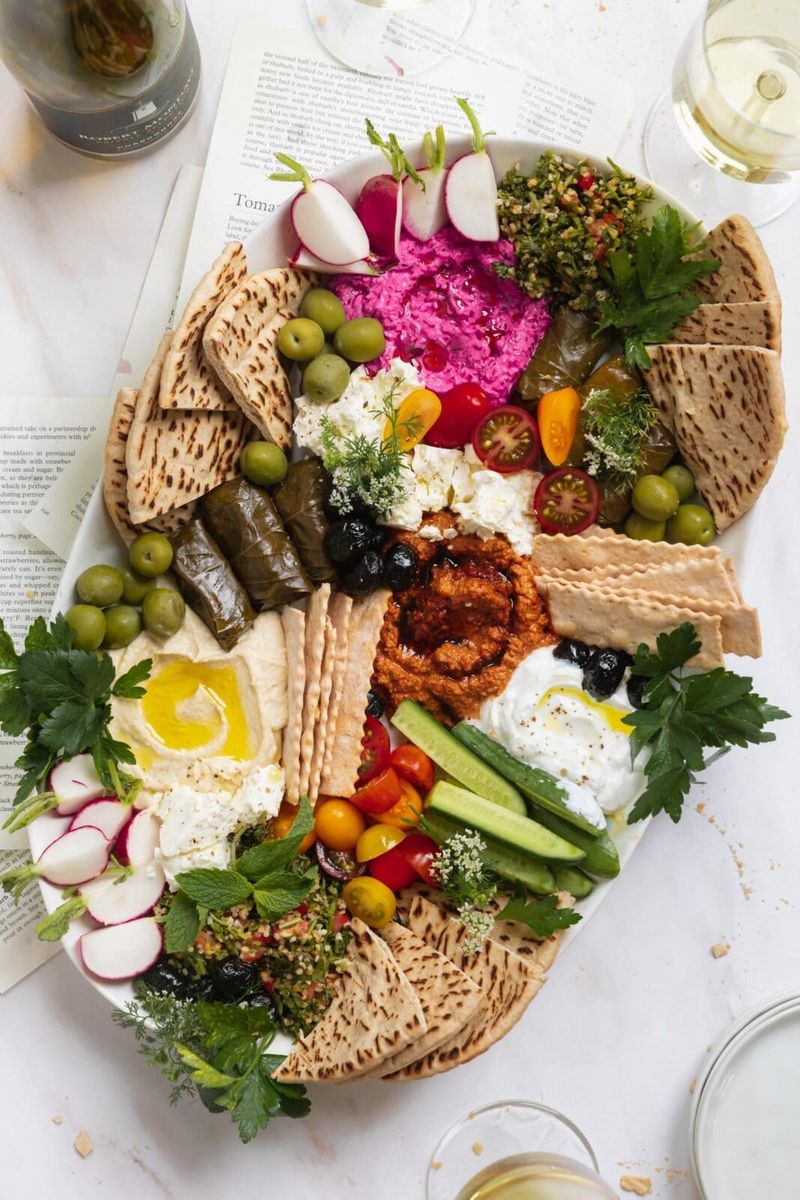 The Mediterranean Mezze Cheese Board