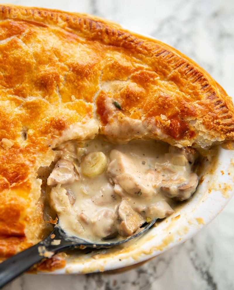 Chicken and Leek Pie