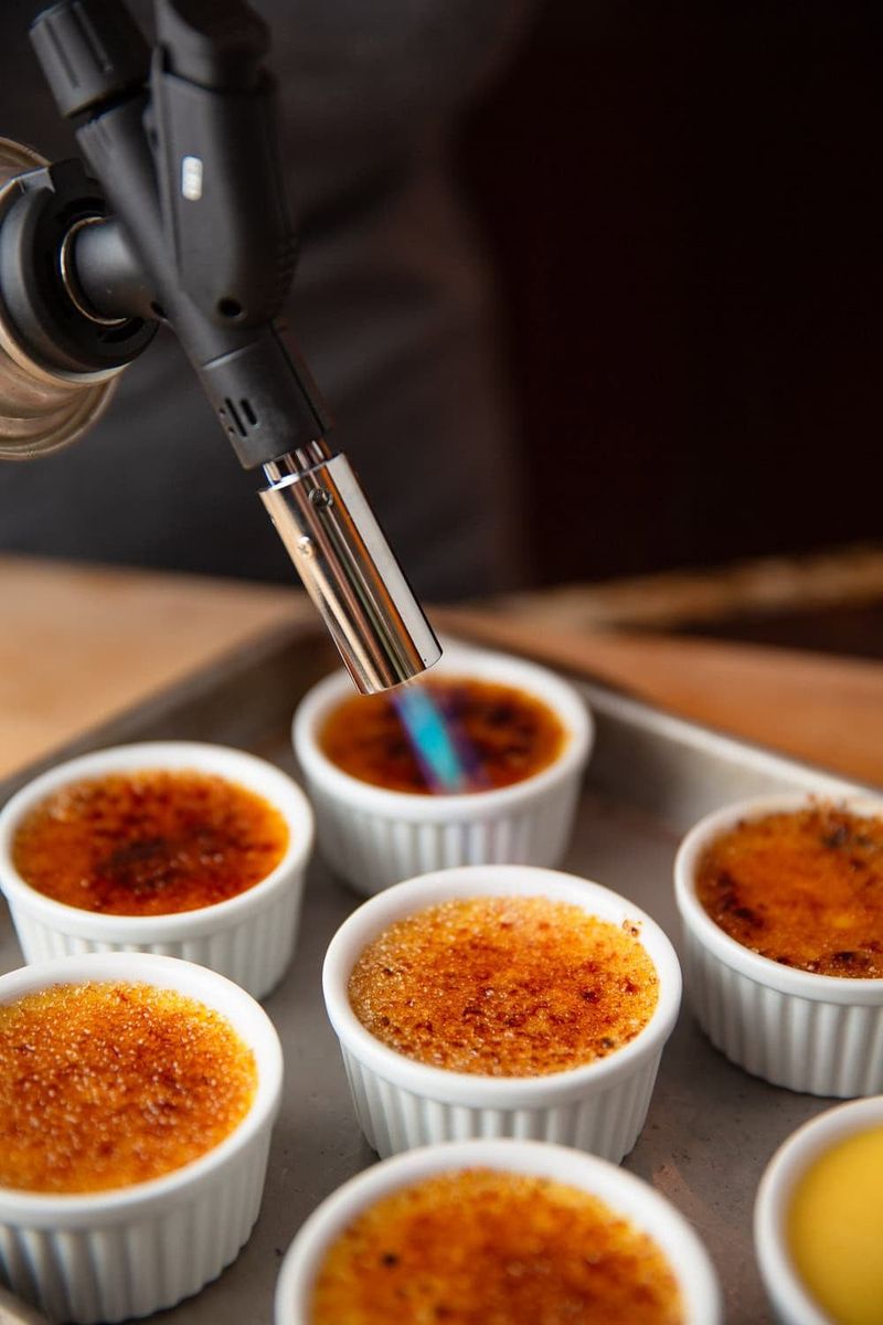 Smoked Vanilla Creme Brulee