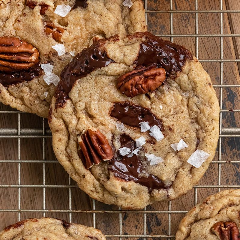 Bourbon Pecan Brown Sugar Cookie