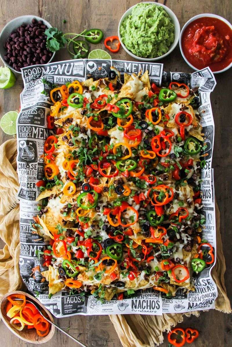 Loaded Nachos-Style Garlic Bread