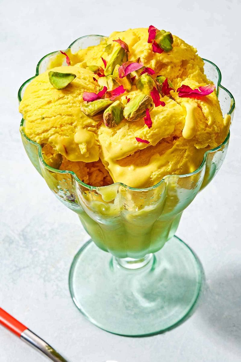 Saffron Ice Cream (Iran)