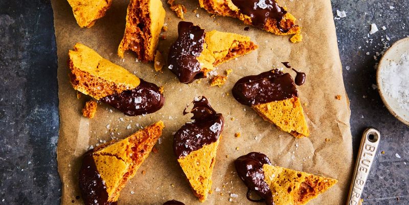 Honeycomb Cinder Toffee Bark