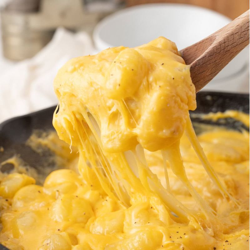 Baked Gnocchi Mac and Cheese Style