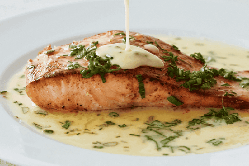 Pan-Seared Salmon with Lemon Beurre Blanc